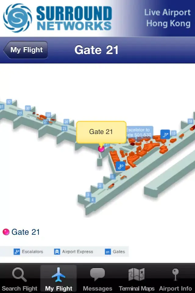 Live Airport - Hong Kong (HKG Airport)应用截图