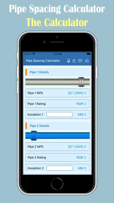 Pipe Spacing Calculator应用截图
