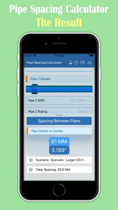 Pipe Spacing Calculator应用截图