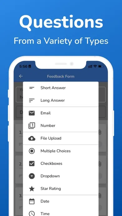 Screenshot di SurveyHeart: Online Form Maker