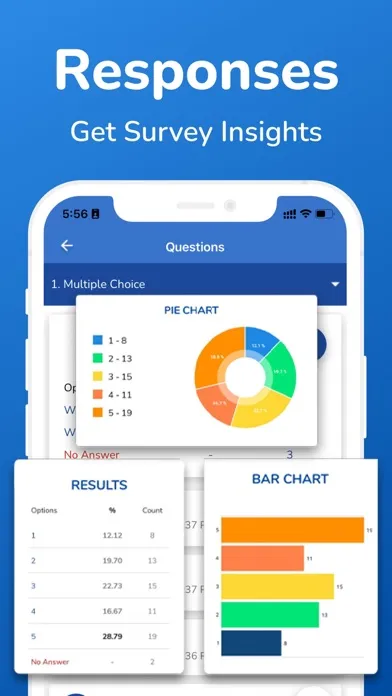 Screenshot di SurveyHeart: Online Form Maker
