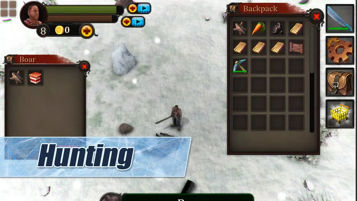 Winter Island CRAFTING GAME 3D Full स्क्रीनशॉट