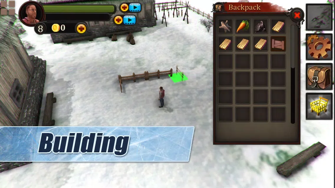 Winter Island CRAFTING GAME 3D Full स्क्रीनशॉट