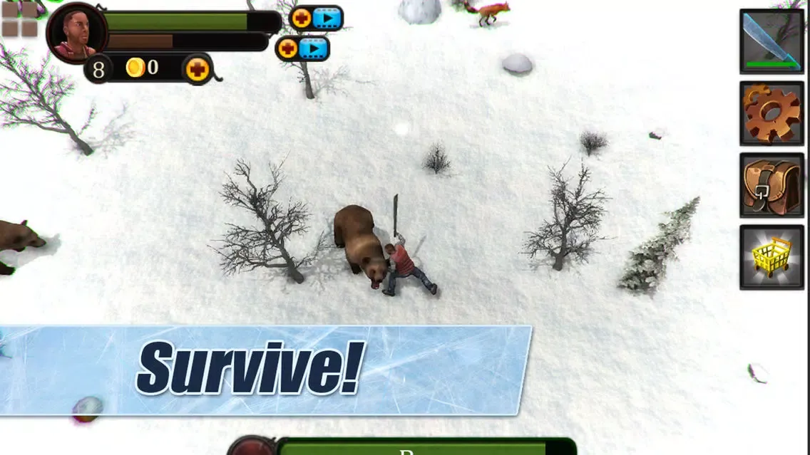 Winter Island CRAFTING GAME 3D Full स्क्रीनशॉट