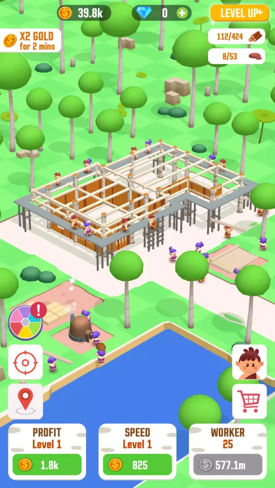 Zrzuty ekranu Idle Jungle: Survival Builder