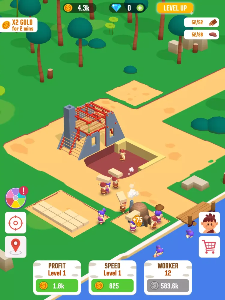 Zrzuty ekranu Idle Jungle: Survival Builder