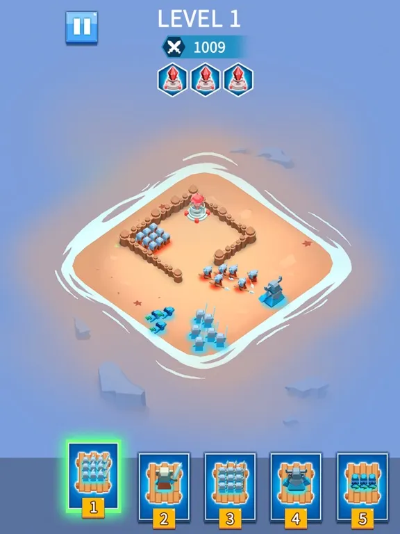 Mini Island War iPad  स्क्रीनशॉट