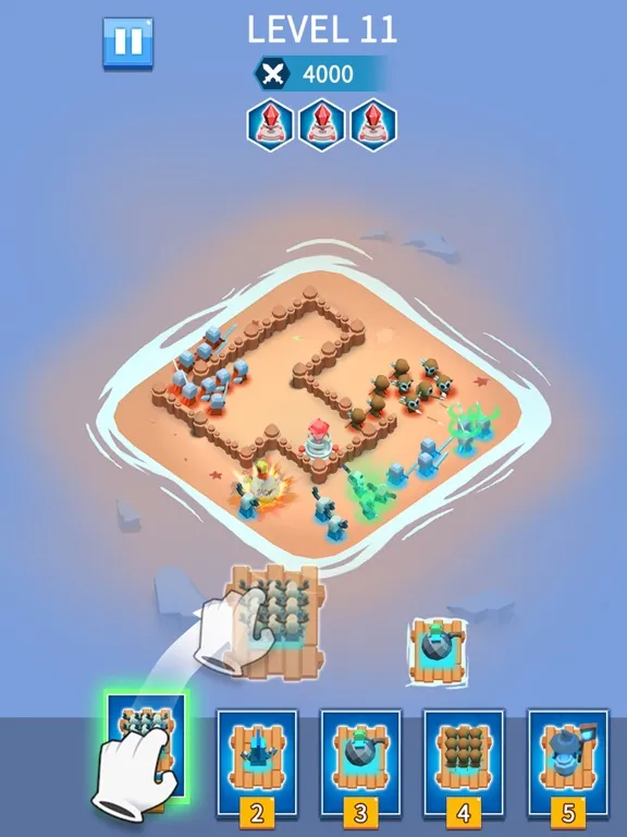 Mini Island War iPad  स्क्रीनशॉट