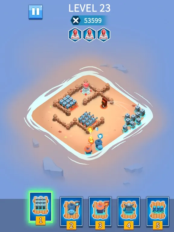 Mini Island War iPad  स्क्रीनशॉट