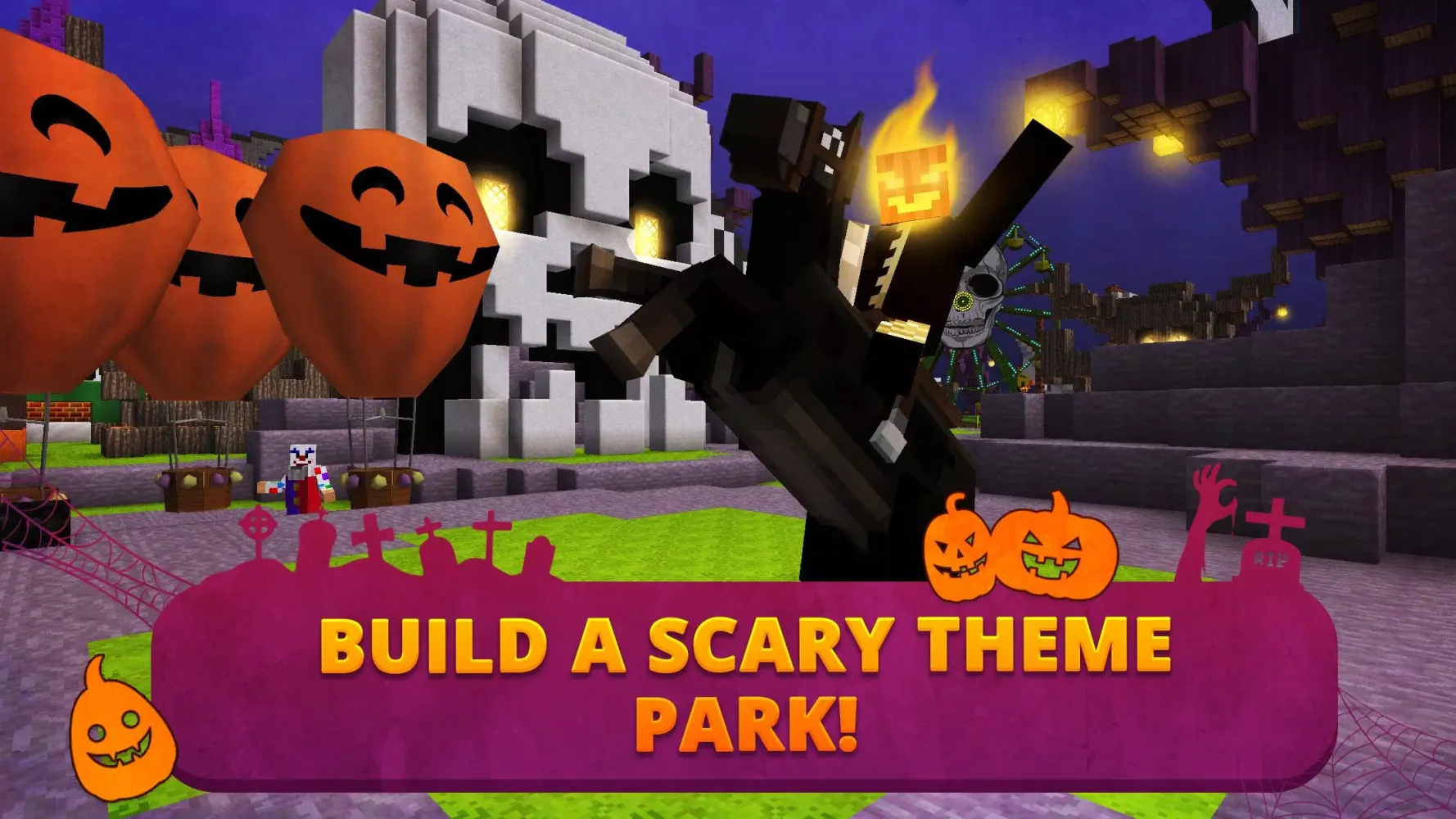 ภาพหน้าจอของ Scary Theme Park Craft