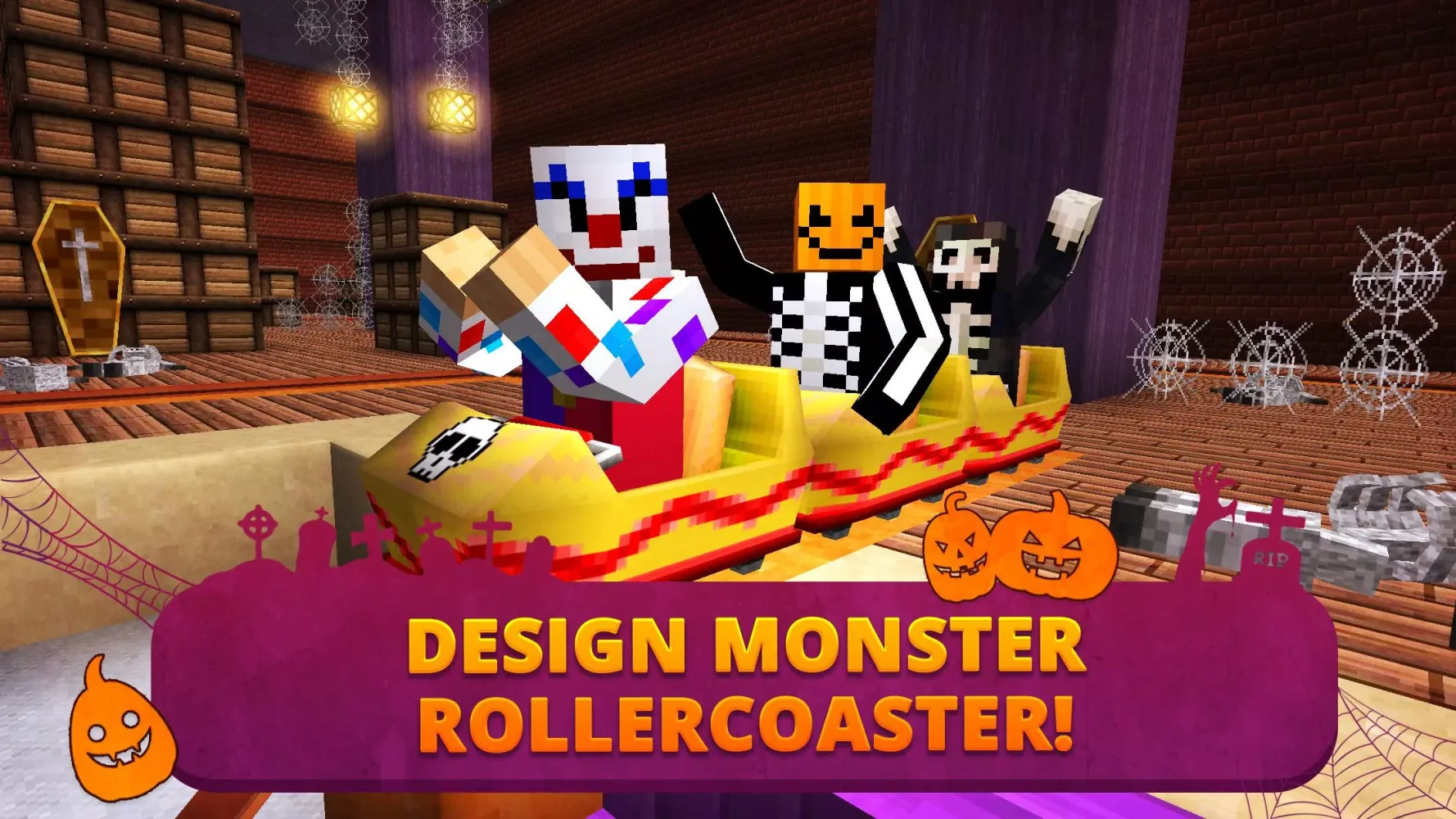 ภาพหน้าจอของ Scary Theme Park Craft