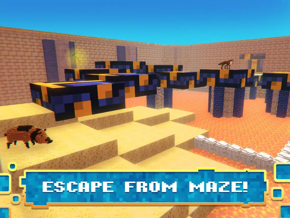 Capturas de pantalla de Craft Prison Escape 3D - PRO iPad 