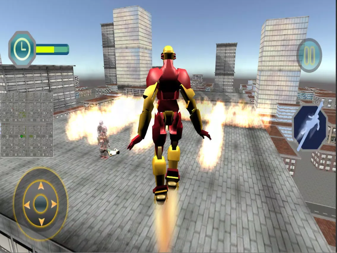 Ảnh chụp màn hình của Super Hero Rescue Flying Robot iPad 