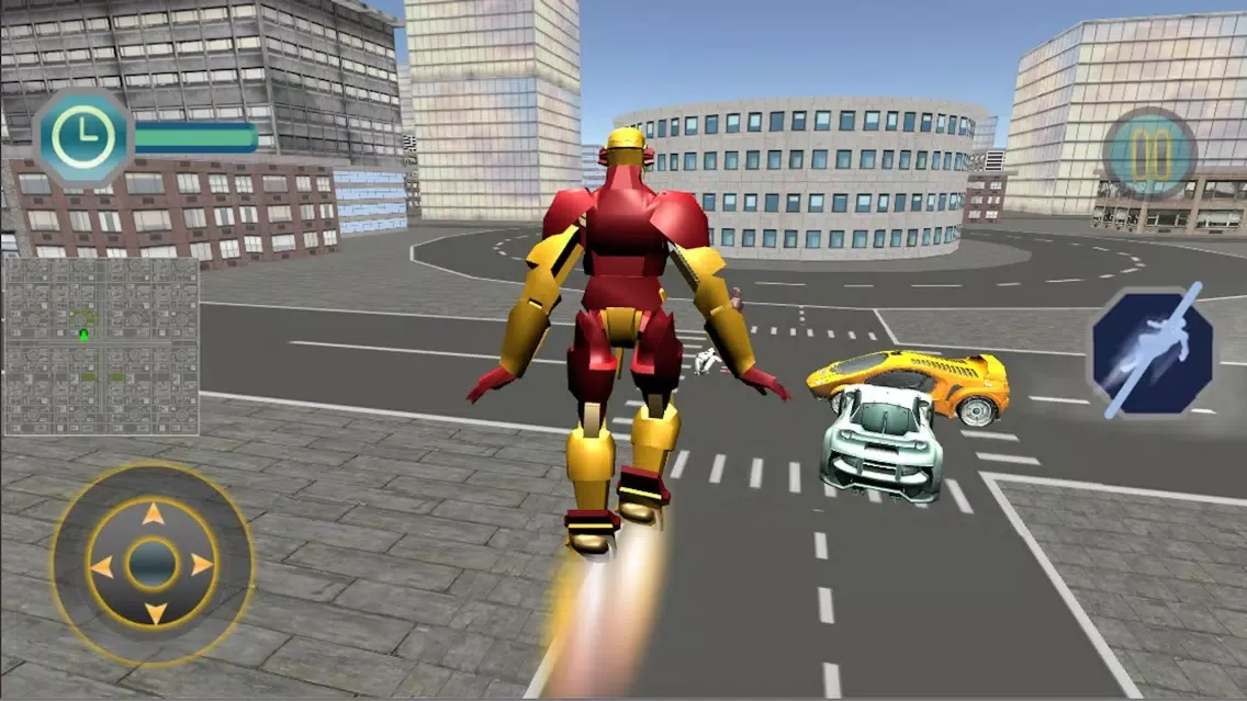 Ảnh chụp màn hình của Super Hero Rescue Flying Robot