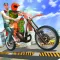 Xtreme Rooftop Bmx Bike Rider