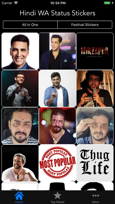 Hindi Stickers :WA Status 2020应用截图