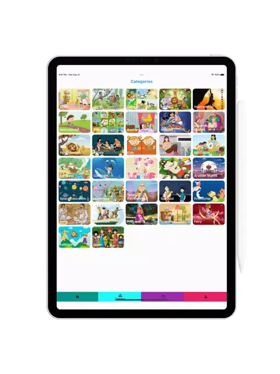 1000 English Stories Offline iPad  Screenshots