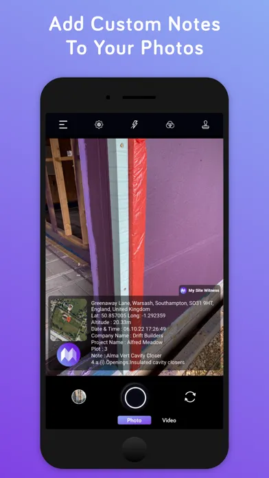Ảnh chụp màn hình của My Site Witness