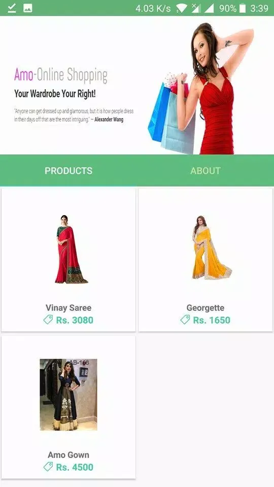 Captures d'écran de Amo Online Shopping