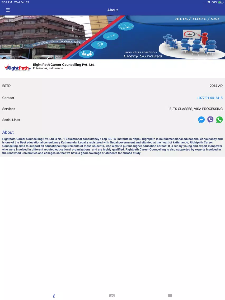 RightPath Career Counselling iPad  Screenshots