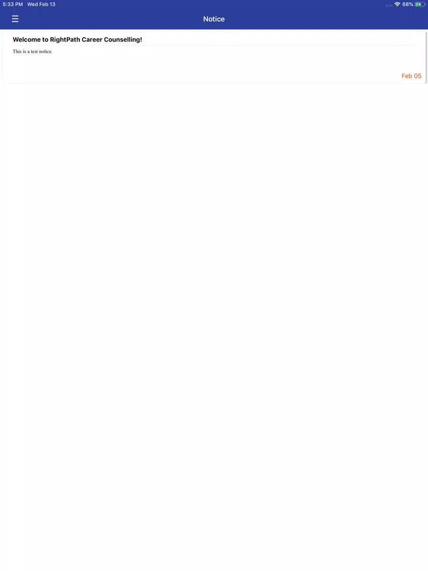RightPath Career Counselling iPad  Screenshots