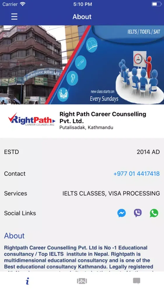 RightPath Career Counselling应用截图