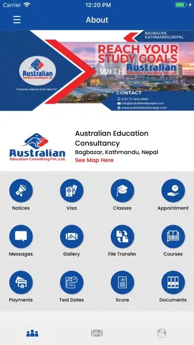 Tangkapan skrin AEC Consultancy