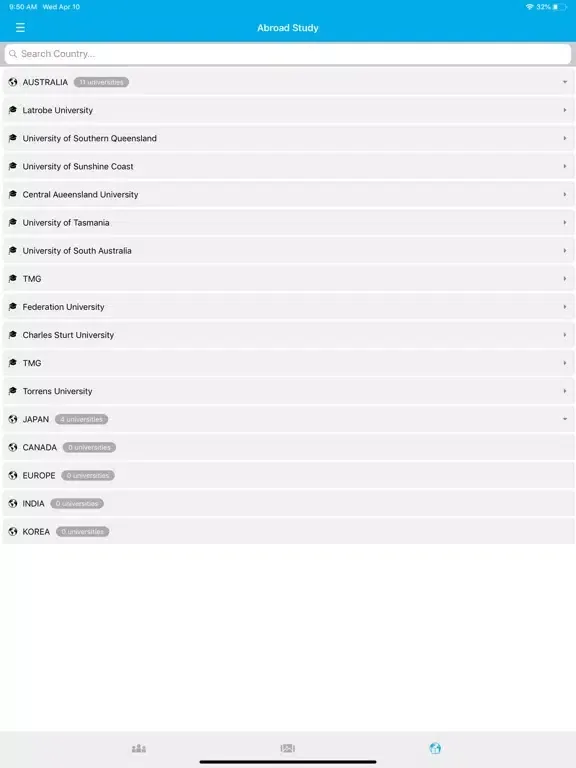 Educare Abroad Consult iPad  Screenshots