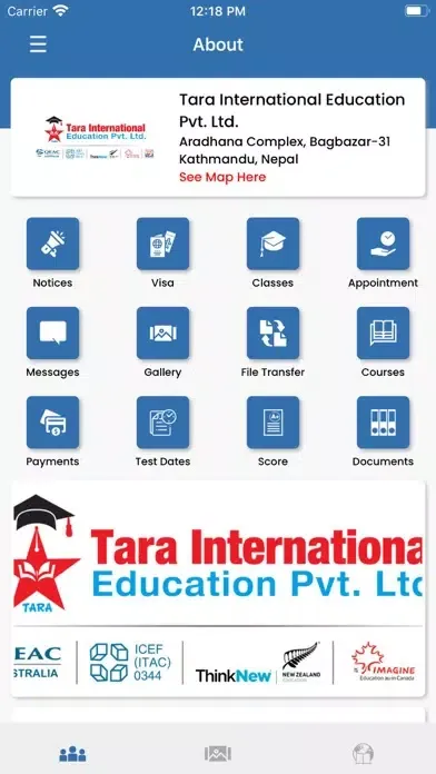 Capturas de pantalla de Tara International Education