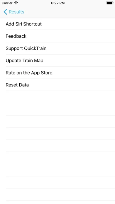 QuickTrain Screenshots