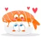 Sushi and Asian Food Lovers Stickers