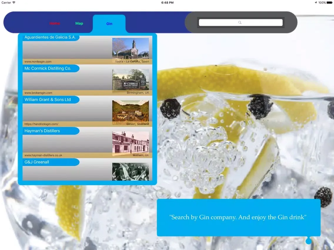 Gin&You iPad 應用截圖