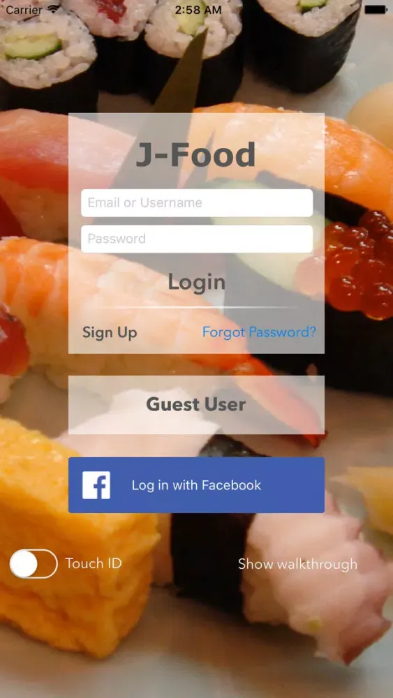 J-Food Screenshots