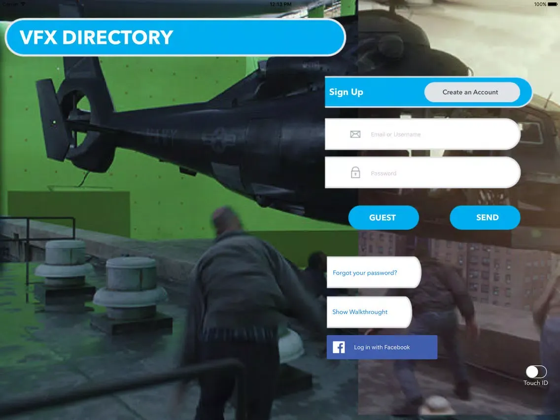 Zrzuty ekranu VFX Directory iPad 