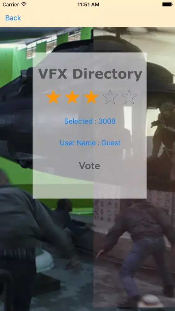 Zrzuty ekranu VFX Directory