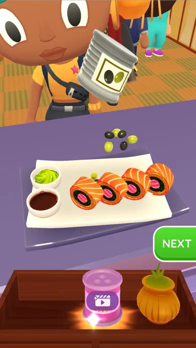 Sushi Roll 3D - ASMR Food Game سکرین شاٹس