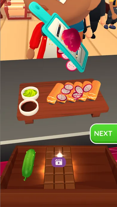 Sushi Roll 3D - ASMR Food Game سکرین شاٹس