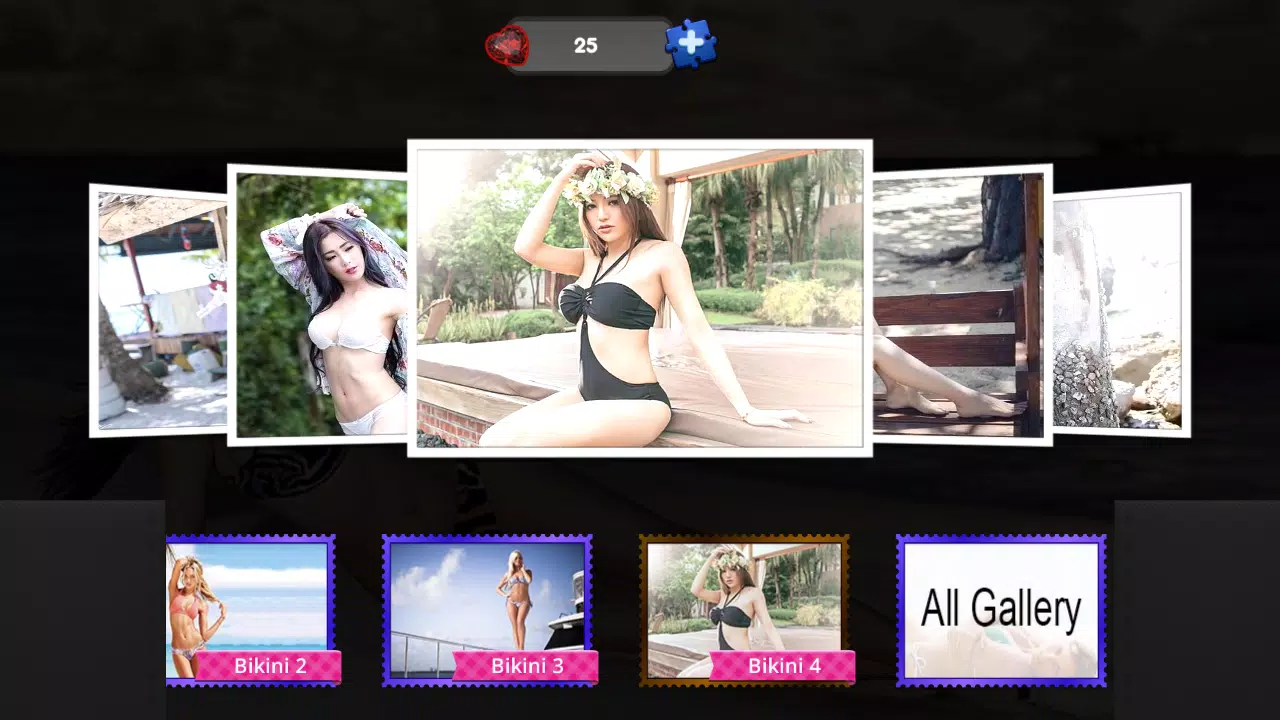 Sexy Bikini Girls Puzzle Screenshots