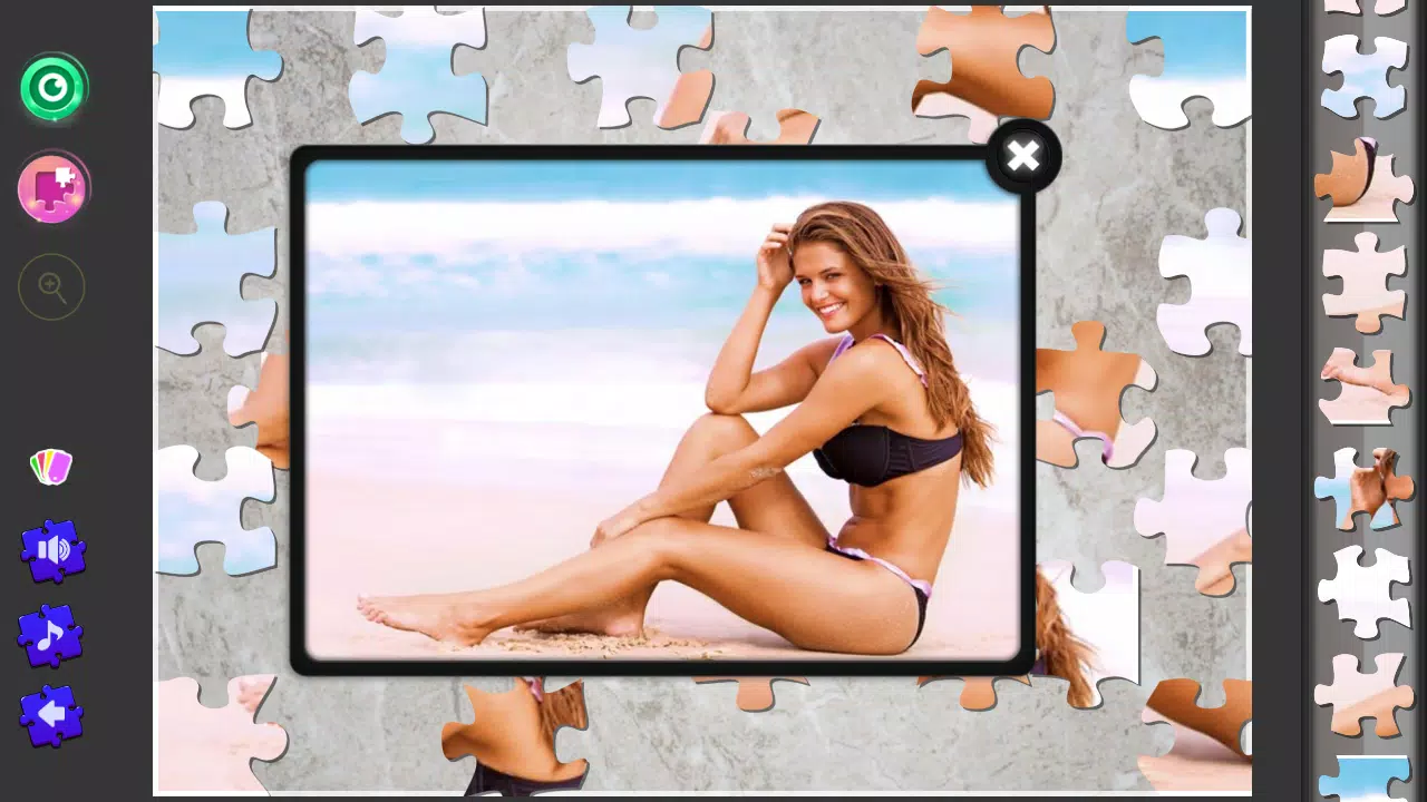 Sexy Bikini Girls Puzzle Screenshots