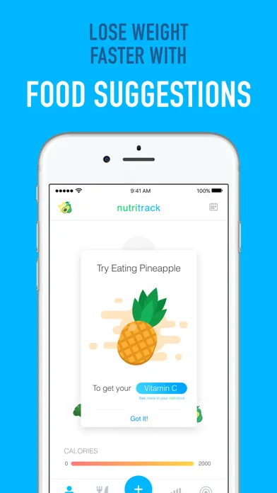 Captures d'écran de Nutritrack - Nutrition Tracker