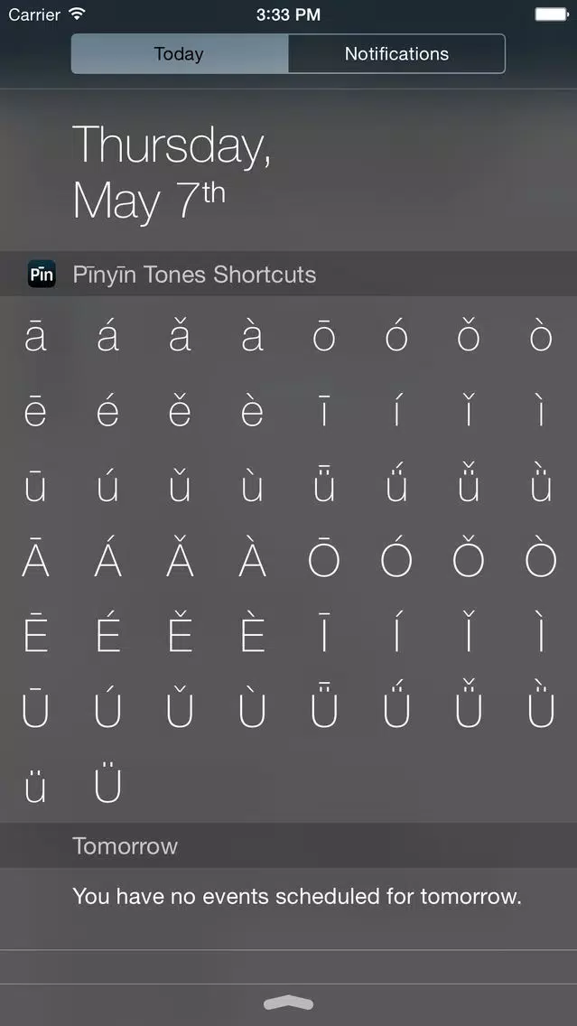 Pinyin Tones Keyboard应用截图