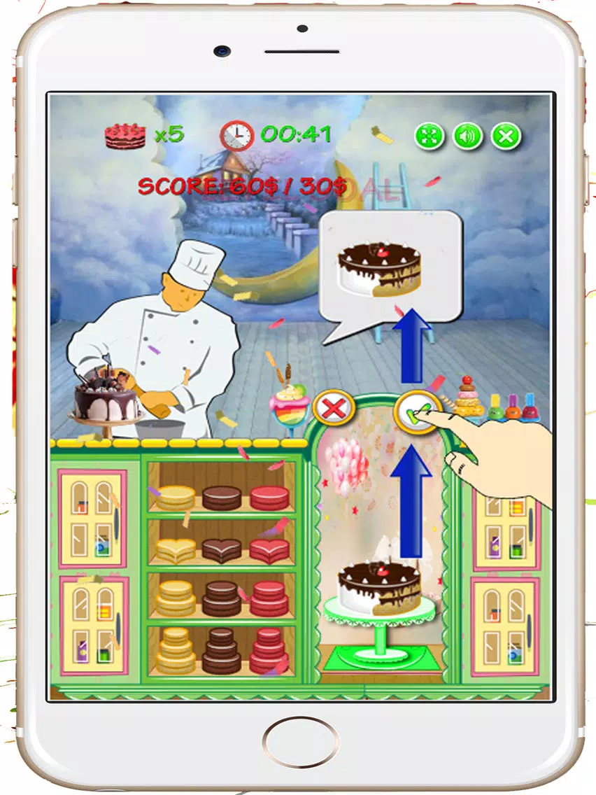 Ảnh chụp màn hình của cake design games iPad 