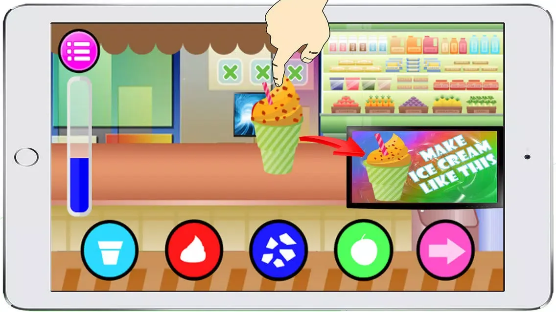 Ice cream puzzler game Screenshots