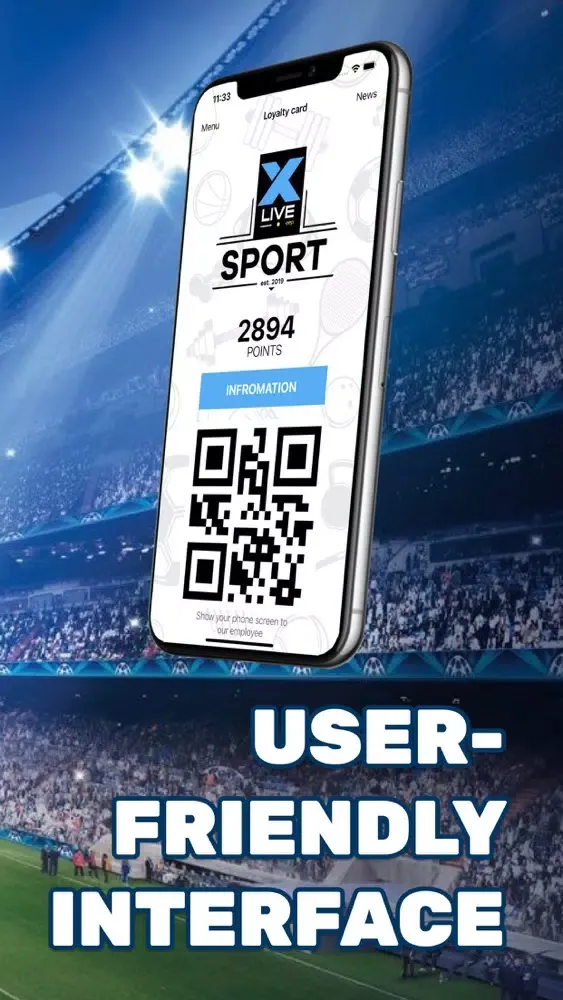 Captures d'écran de XLive Sport
