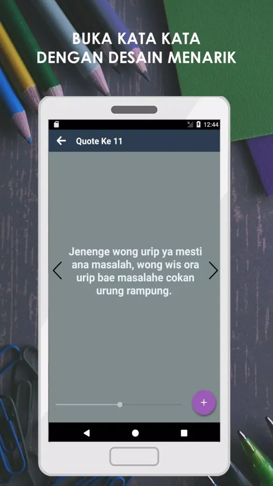 Capturas de tela do Kata Kata Lucu Bahasa Jawa Lengkap