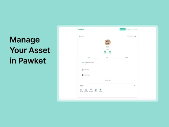 ภาพหน้าจอของ Pawket: Chia Wallet, XCH, NFTS iPad 