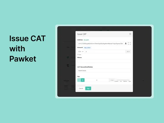 ภาพหน้าจอของ Pawket: Chia Wallet, XCH, NFTS iPad 