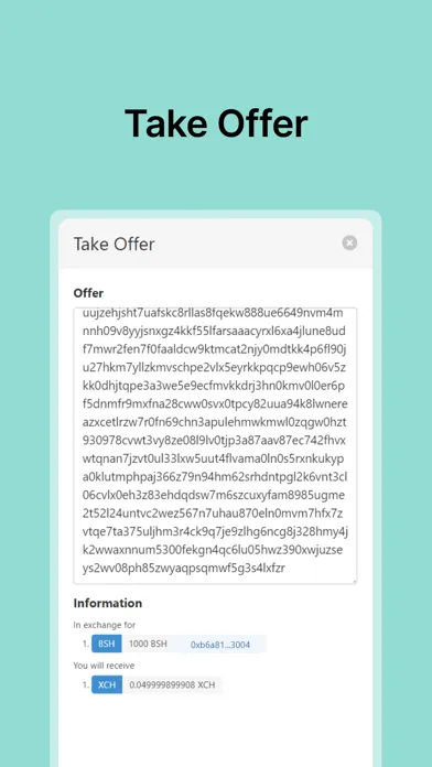ภาพหน้าจอของ Pawket: Chia Wallet, XCH, NFTS