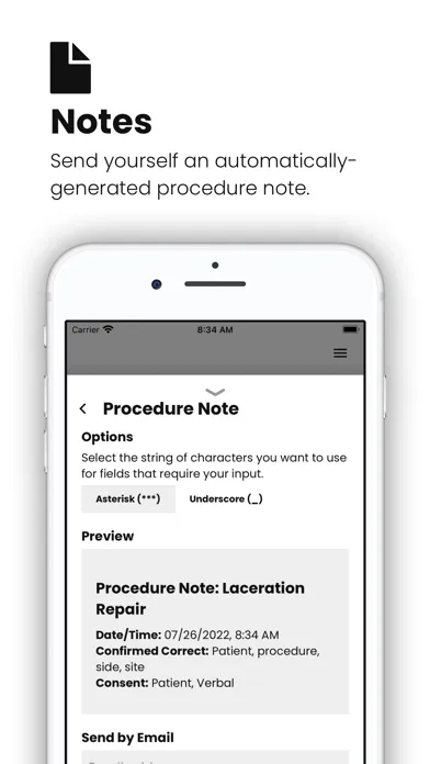 Zrzuty ekranu Suture: Laceration Repair App