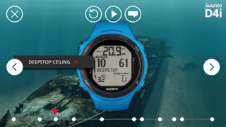 Ảnh chụp màn hình của Suunto Dive Learning Tools – Teach yourself how to set up and use the Suunto D4i Novo, Vyper Novo and Zoop Novo.